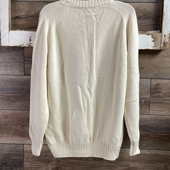 Penns Landing Men’s Crew Neck Sweater, Size XL, Cream - Picture 5 of 8